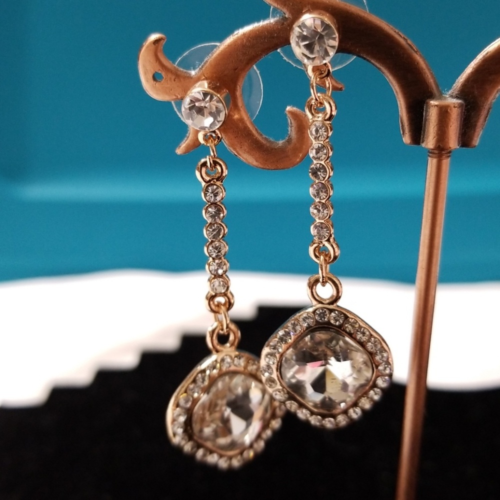 Austrian crystal earrings - Picture 2 of 6